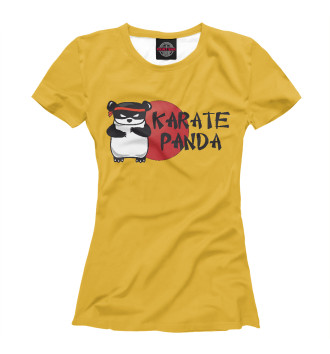 Женская Футболка Karate Panda