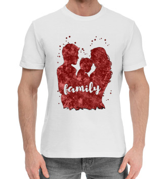 Мужская Хлопковая футболка Family