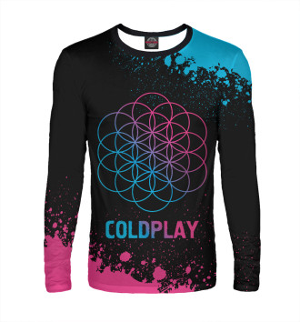 Мужской Лонгслив Coldplay Neon Gradient (colors)