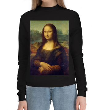 Женский Хлопковый свитшот Мона Лиза