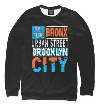 Свитшот для девочек Бруклин Бронкс