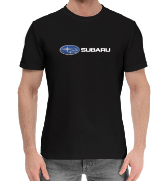 Хлопковая футболка Subaru