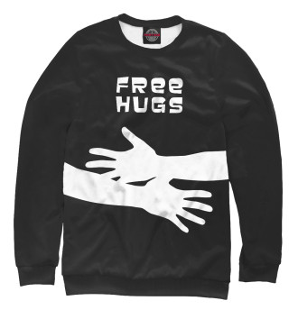 Свитшот для девочек FREE HUGS