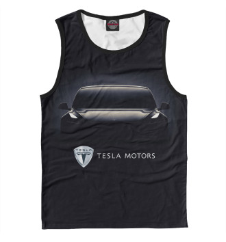 Мужская Майка Tesla Model 3