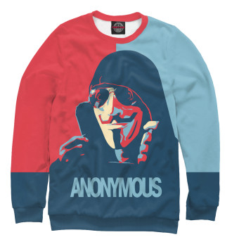 Свитшот для девочек Anonymous