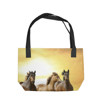 Пляжная сумка 3 коня