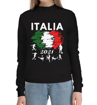 Женский Хлопковый свитшот Italia 2021