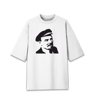 Хлопковая футболка оверсайз Ильич
