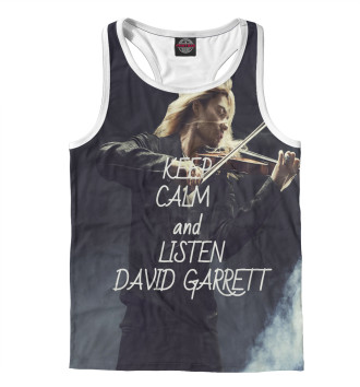 Мужская Борцовка Keep calm and listen David Garrett