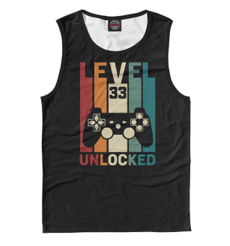 Майка для мальчиков Level 33 Unlocked