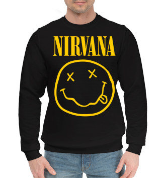 Мужской Хлопковый свитшот Nirvana