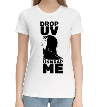 Женская Хлопковая футболка Drop UV UnWrap ME