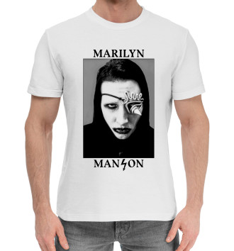 Мужская Хлопковая футболка Marilyn Manson Antichrist