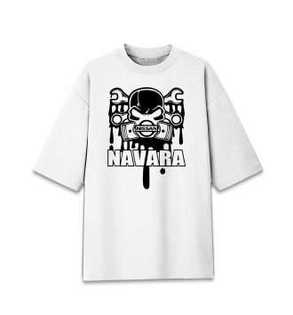 Хлопковая футболка оверсайз Nissan Navara