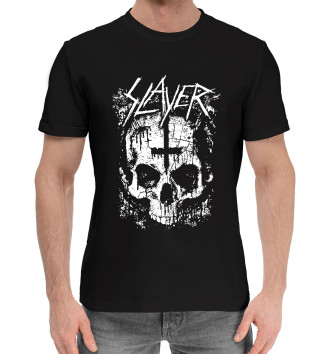 Мужская Хлопковая футболка Slayer (cross)