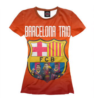 Женская Футболка Barcelona trio