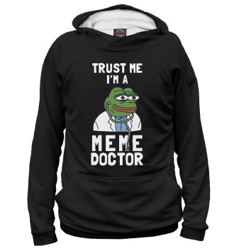 Мужское Худи Trust Me I'm A Meme Doctor