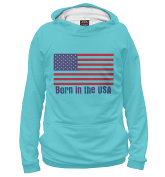 Худи для девочек Born in the USA