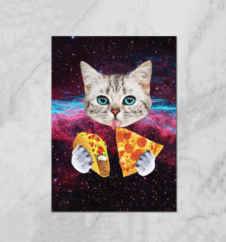  Котик с Пиццей