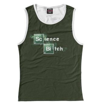 Майка для девочек Science b#tch