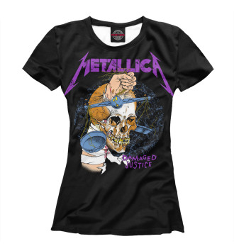 Футболка для девочек Metallica Damaged Justice