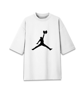 Хлопковая футболка оверсайз Wu-Tang Jordan