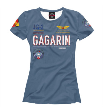 Футболка ВВС ГДР Эскадрилья Гагарин