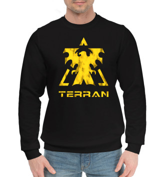 Мужской Хлопковый свитшот StarCraft II Terran