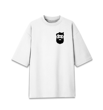 Мужская Хлопковая футболка оверсайз Santa Claus - Cool Hipster