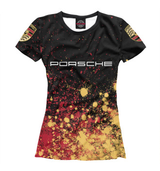 Футболка для девочек Porsche