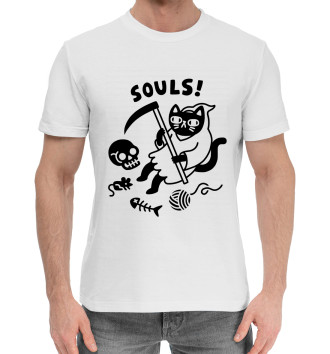 Хлопковая футболка Souls