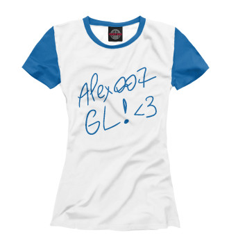 Футболка для девочек ALEX007: GL