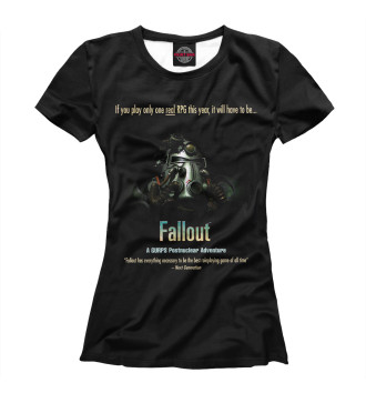 Футболка для девочек Fallout Постер