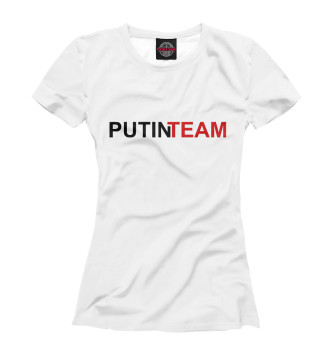 Футболка для девочек Putin Team