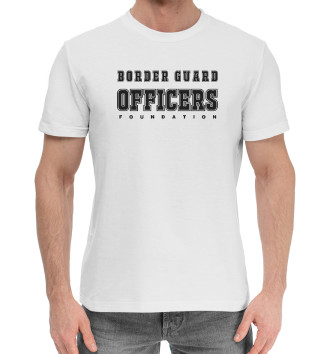Мужская Хлопковая футболка Border Guard OFFICERS Fund