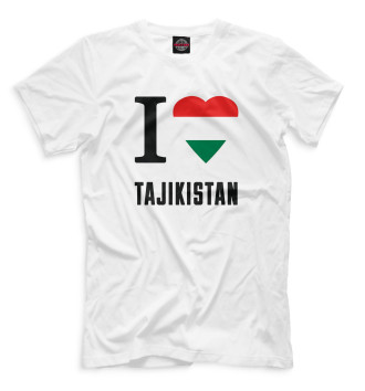 Футболка I love Tajikistan
