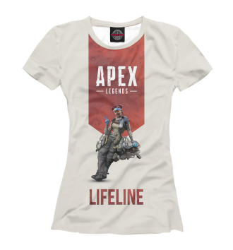 Женская Футболка Lifeline apex legends