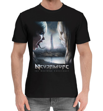 Хлопковая футболка Nevermore