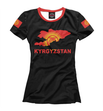 Женская Футболка Киргизстан