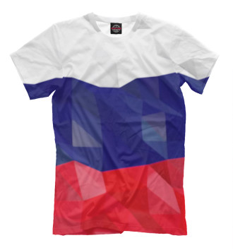 Футболка Флаг России полигоны