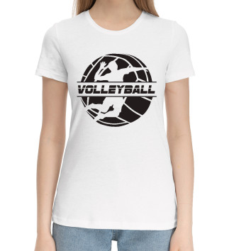 Хлопковая футболка Volleyball