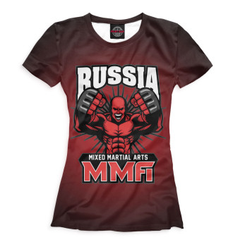 Женская Футболка MMA Russia