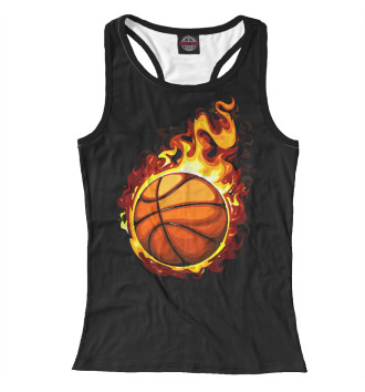 Женская Борцовка Баскетбольный мяч в огне
