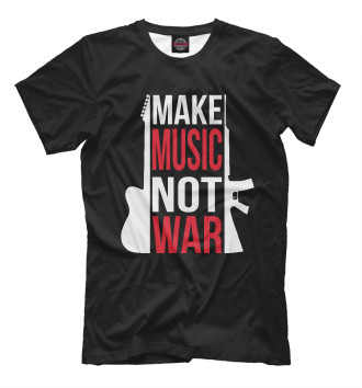 Футболка для мальчиков Make Music not war