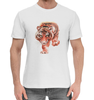 Хлопковая футболка Крадущийся тигр