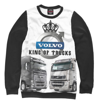 Свитшот для девочек VOLVO - король грузовиков