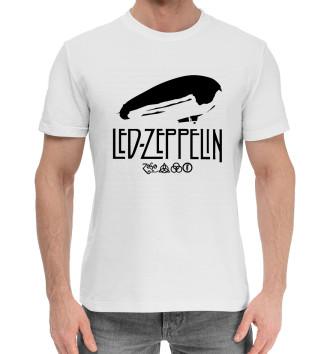 Мужская Хлопковая футболка Led Zeppelin