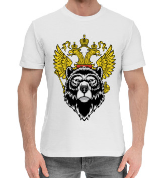 Хлопковая футболка Russia