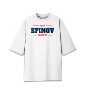 Мужская Хлопковая футболка оверсайз Team Efimov
