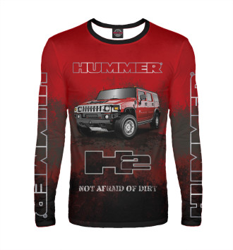 Мужской Лонгслив Hummer H2 Red